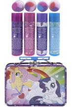 Load image into Gallery viewer, My Little Pony - Townley Girl 4 Pack Lip Balm with 1 Collectible Case for Girls, Ages 3+
