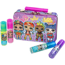 Load image into Gallery viewer, L.O.L Surprise! Townley Girl Plant-Based Flavoured 4 Pk All Over Roll-On Glitter with Tin Makeup Set for Kids and Girls, Ages 5+, Perfect for Parties, Sleepovers &amp; Makeovers
