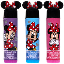 Load image into Gallery viewer, Disney Minnie Mouse – Townley Girl Plant Based 3 Pcs Flavoured Lip Balm Cosmetic Makeup Set for kids and Girls, Ages 3+, Perfect for Parties, Sleepovers &amp; Makeovers
