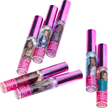 Load image into Gallery viewer, Barbie – Townley Girl Super Sparkly 7 Pieces Party Favor Lip Gloss Makeup Set for Girls Kids Toddlers, Perfect for Parties Sleepovers Makeovers Birthday Gift for Girls Above 3 Yrs (7 CT)
