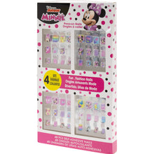 Load image into Gallery viewer, Disney Minnie Mouse - Townley Girl 48 Pcs Press-On Nails Artificial False Nails Set for girls, kids with Pre-Glue Full Cover Acrylic Nail Tip Kit, Ages 6+ for Parties, Sleepovers &amp; Makeovers
