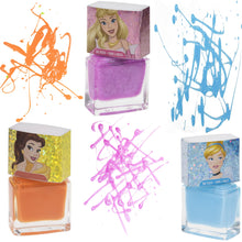 Load image into Gallery viewer, Disney Princess - Townley Girl Non-Toxic Peel-Off Nail Polish Set with Shimmery and Opaque Colors with Nail Gems for Girls Kids Ages 3+, Perfect for Parties, Sleepovers and Makeovers, 18 Pcs
