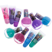 Load image into Gallery viewer, Disney Frozen 2 - Townley Girl Super Sparkly Cosmetic Makeup Set for Girls with Lip Gloss Nail Polish Nail Stickers - 11 Pcs|Perfect for Parties Sleepovers Makeovers| Birthday Gift for Girls 3 Yrs+
