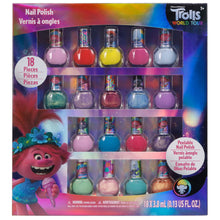 Load image into Gallery viewer, Townley Girl Trolls World Tour 18 Pcs Non-Toxic Peel-Off Water-Based Natural Safe Quick Dry Nail Polish |Gift Kit Set for Kids Girls, Multiple Colors| Ages 3+
