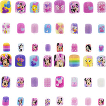Load image into Gallery viewer, Disney Minnie Mouse - Townley Girl 48 Pcs Press-On Nails Artificial False Nails Set for girls, kids with Pre-Glue Full Cover Acrylic Nail Tip Kit, Ages 6+ for Parties, Sleepovers &amp; Makeovers
