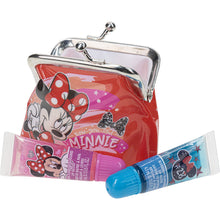 Load image into Gallery viewer, Disney Minnie Mouse – Townley Girl Plant Based 2 Pcs Flavoured Juicy Lip Gloss Tubes with Coin Purse Cosmetic Makeup Set for Kids and Girls, Ages 3+, Perfect for Parties, Sleepovers &amp; Makeovers
