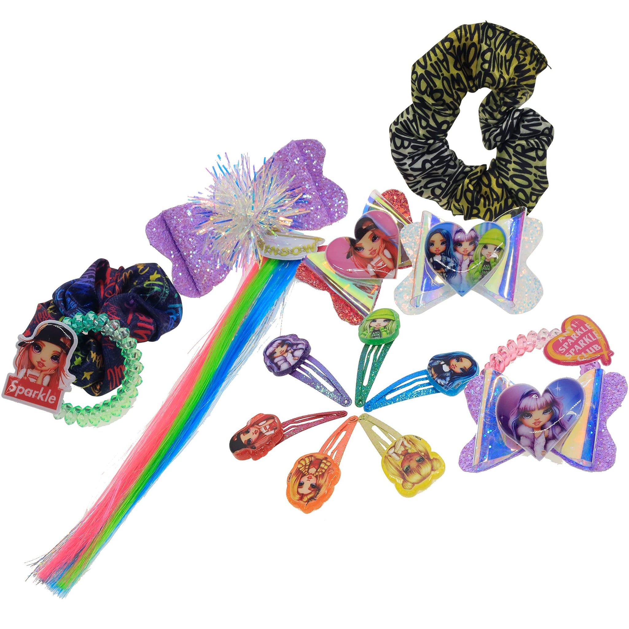 Bows & hair clips Colorful Hair Accessories Set Girls Hair Bows Set of 2 | 2.75 Inch Alligator Clip Hair  main image 4
