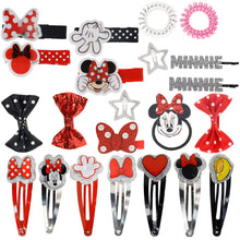 Load image into Gallery viewer, Disney Minnie Mouse - Townley Girl Hair Accessories Kit|Gift Set for Kids Girls|Ages 3+ (22 Pcs) Including Hair Bow, Coils, Hair Clips, Hair Pins and More, for Parties, Sleepovers &amp; Makeovers
