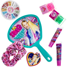 Load image into Gallery viewer, JoJo Siwa - Townley Girl Backpack Cosmetic Activity Set for Girls, Ages 3+ Makeup Hair Salon Kit Including Scrunchie, Mirror, Nail Polish, Lip Gloss and more, for Parties, Sleepovers and Makeovers
