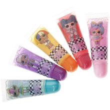 Load image into Gallery viewer, L.O.L. Surprise! Townley Girl 11 Pcs Sparkly Cosmetic Makeup Set for Kids Includes 5 Lip Gloss, 5 Nail Polish &amp; Nail Stickers for Girls Tweens, Ages 3+ Perfect for Parties, Sleepovers and Makeovers
