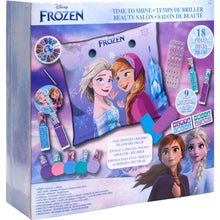 Load image into Gallery viewer, Disney Frozen - Townley Girl Non-Toxic Easy Peel-Off 18 pcs Mega Nail Polish Set for Girls with Manicure Pillow, Nail Sponge, Stencils, Nail Gems Stickers, Nail File and more! For Ages 3+
