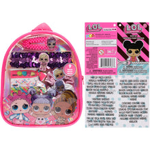Load image into Gallery viewer, L.O.L Surprise! Townley Girl Backpack Cosmetic Makeup Gift Bag Set includes Hair Accessories and Clear PVC Back-pack for Kids Girls, Ages 3+ perfect for Parties, Sleepovers and Makeovers
