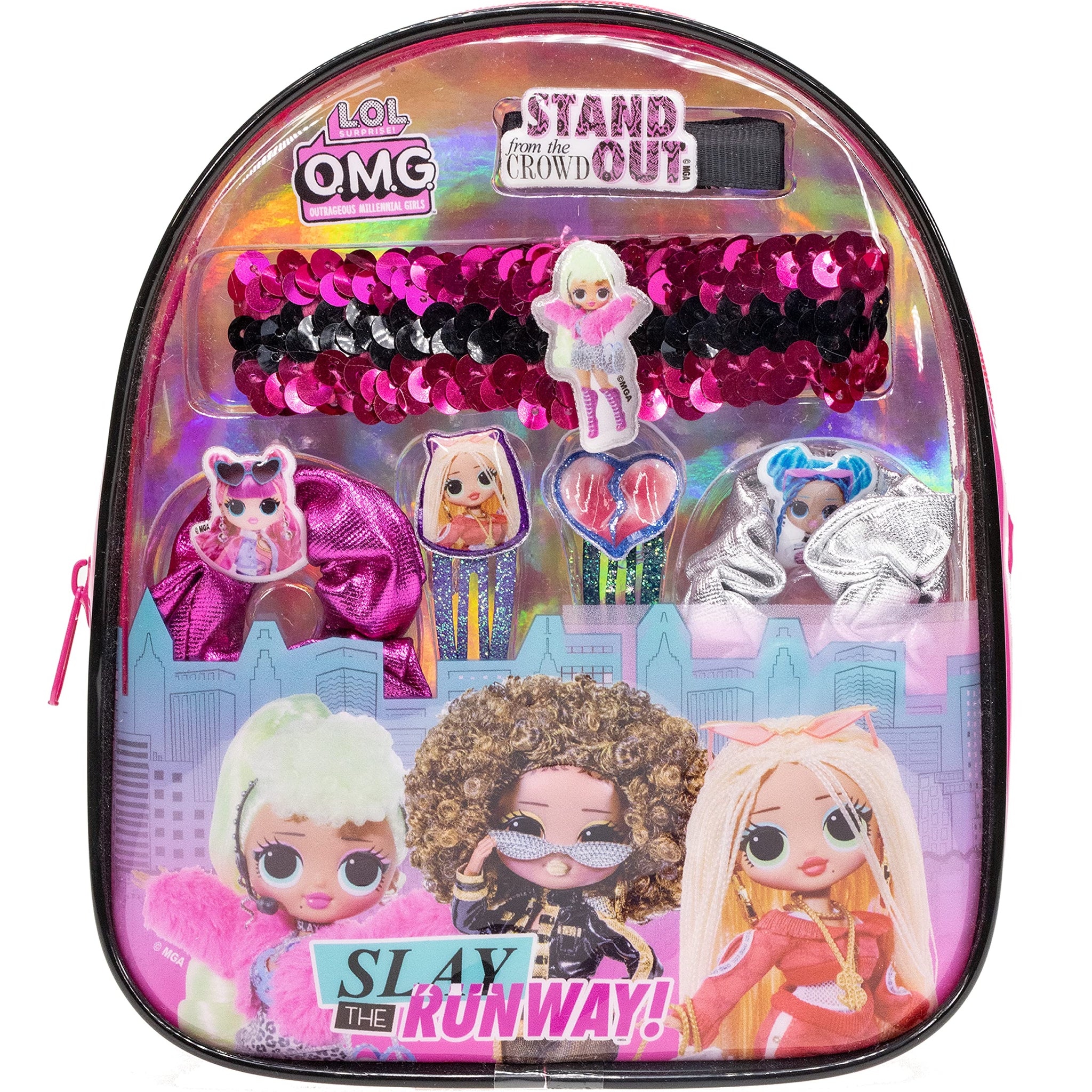 L.O.L Surprise! Townley Girl Backpack Cosmetic Makeup Set with Flip-up –  townleyShopnew
