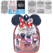 Load image into Gallery viewer, Disney Minnie Mouse - Townley Girl Cosmetic Makeup Gift Bag Set includes Lip Gloss, Nail Polish &amp; Hair Accessories for Kids Girls, Ages 3+ perfect for Parties, Sleepovers &amp; Makeovers
