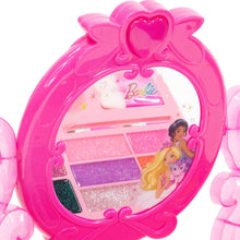 Load image into Gallery viewer, Barbie - Townley Girl Cosmetic Vanity Compact Makeup Set with Light &amp; Built-in Music Includes Lip Gloss, Shimmer, Compact &amp; Brushes for Kids Girls, Ages 3+ perfect for Parties, Sleepovers &amp; Makeovers
