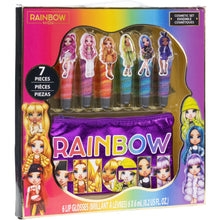 Load image into Gallery viewer, Rainbow High - Townley Girl MGA 7 Pcs Makeup Set with 6 Flavored and Swirled Lip Glosses &amp; Bonus Bag for Girls Ages 6+ Perfect for Parties, Sleepovers and Makeovers
