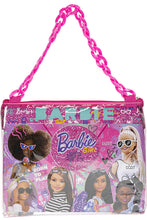 Load image into Gallery viewer, Barbie - Townley Girl- 11 Pcs Makeup Filled Sling Chain Bag with Peel- Off Nail Polish, Eyeshadow, Hair Accessories, Body Glitter &amp; More| Makeup Kit for Kids &amp; Girls| Ages 3
