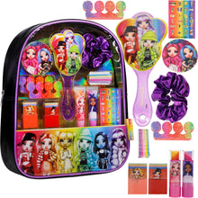 Load image into Gallery viewer, Rainbow High - Townley Girl Backpack Cosmetic Makeup Bag Set includes Lip Gloss, Nail Polish, Hair Accessories and more for Kids Girls, Ages 6+ perfect for Parties, Sleepovers and Makeovers

