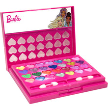 Load image into Gallery viewer, Barbie - Townley Girl Beauty Compact Set Kit with Brushes, Eye Shadow Palette, 28 Eye Shadows, 6 Lip Gloss &amp; 4 Blushes Makeup Set for Kids Girls, Ages 6+ perfect for Parties, Sleepovers and Makeovers
