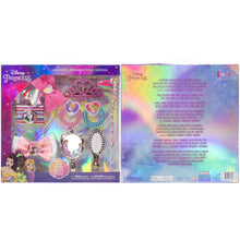 Load image into Gallery viewer, Disney Princess - Townley Girl Hair Accessory Activity Set for Girls, Ages 3+ Makeup Hair Salon Kit 20 Pieces Including Hair Brush, Mirror, Tiara Bows and More, for Parties, Sleepovers and Makeovers
