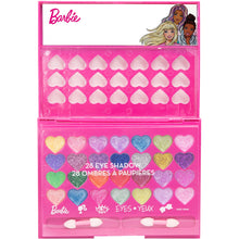 Load image into Gallery viewer, Barbie - Townley Girl Beauty Compact Set Kit with Brushes, Eye Shadow Palette, 28 Eye Shadows, 6 Lip Gloss &amp; 4 Blushes Makeup Set for Kids Girls, Ages 6+ perfect for Parties, Sleepovers and Makeovers
