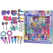 Load image into Gallery viewer, My Little Pony - Townley Girl Hair Accessories Kit|Gift Set for Kids Girls|Ages 3+ (22 Pcs) Including Hair Bow, Coils, Hair Clips, Hair Pins and More, for Parties, Sleepovers &amp; Makeovers
