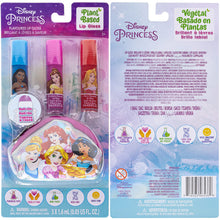 Load image into Gallery viewer, Disney Princess – Townley Girl Plant-Based 3 Pcs Roll-On Lip Gloss &amp; Micro Cosmetic Bag for Kids and Girls, Ages 3+, Perfect for Parties, Sleepovers &amp; Makeovers
