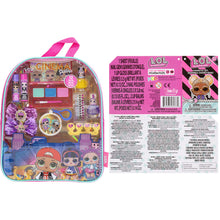 Load image into Gallery viewer, L.O.L Surprise! Townley Girl Makeup Filled Backpack Set with 10 Pieces, Including Lip Gloss, Nail Polish, Nail Stones and Keychain, Ages 5+ for Parties, Sleepovers and Makeovers
