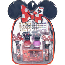 Load image into Gallery viewer, Disney Minnie Mouse - Townley Girl Cosmetic Makeup Gift Bag Set includes Lip Gloss, Nail Polish &amp; Hair Accessories for Kids Girls, Ages 3+ perfect for Parties, Sleepovers &amp; Makeovers
