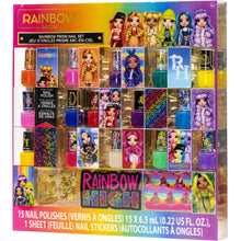 Load image into Gallery viewer, Rainbow High - Townley Girl Peel- Off Nail Polish Activity Set for Girls, Ages 6+ With 15 Nail Polish Colors, Toe Spacers and Nail Stickers, for Parties, Sleepovers and Makeovers

