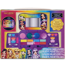 Load image into Gallery viewer, Rainbow High - Townley Girl Beauty Compact Set Kit with Brushes, 4 Eye Shadows, 8 Lip Gloss &amp; 4 Shimmer Makeup Set for Kids Girls, Ages 6+ perfect for Parties, Sleepovers and Makeovers
